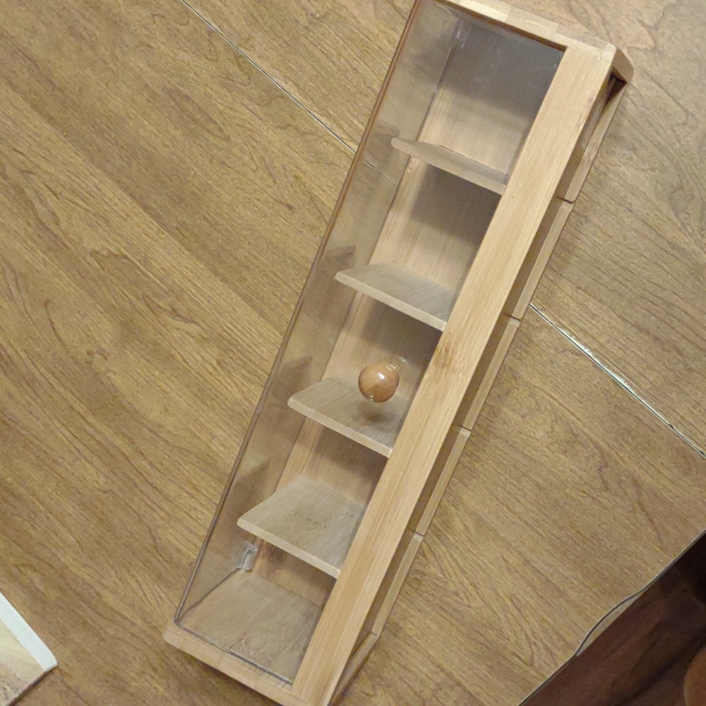 Bamboo & Acrylic Tea Box - Picture 5 of 5